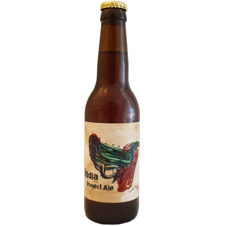 Bouteille de bière India Project Ale IPA de la Brasserie Craig Allan