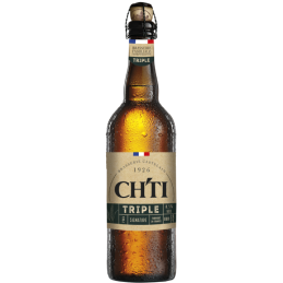 Bouteille de bière Ch'ti Triple 7.5° 75cl - Bière blonde du Nord
