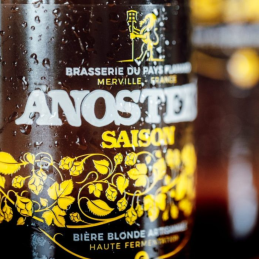 Bouteille de bière Anosteke Saison 75cl – Bière blonde artisanale du Nord