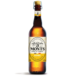 Bouteille de bière 3 Monts 75cl – Blonde artisanale française
