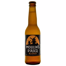 Moulins d'Ascq Blonde 33 cl - Bière Bio du Nord