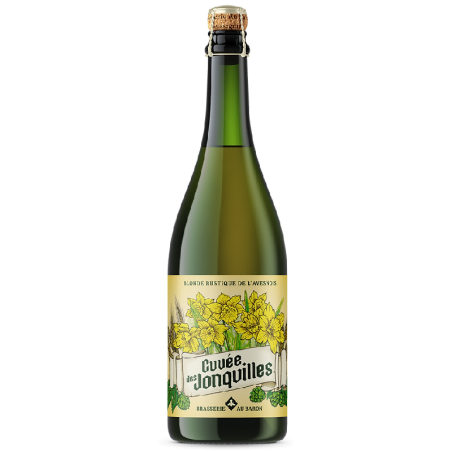 Bouteille de Cuvée des Jonquilles 75cl - Bière artisanale du Nord dorée et aromatique
