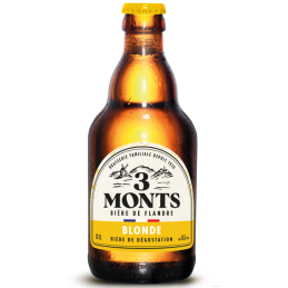 Bouteille de bière 3 Monts 33cl – Blonde artisanale française
