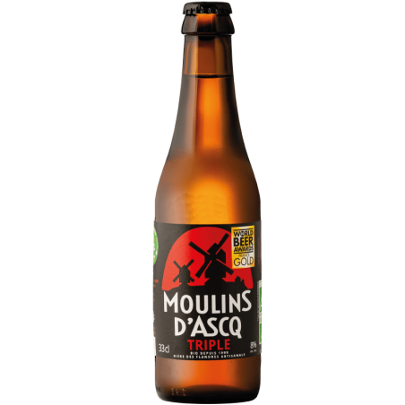 Moulins d'Ascq Triple 33 cl - Bière bio