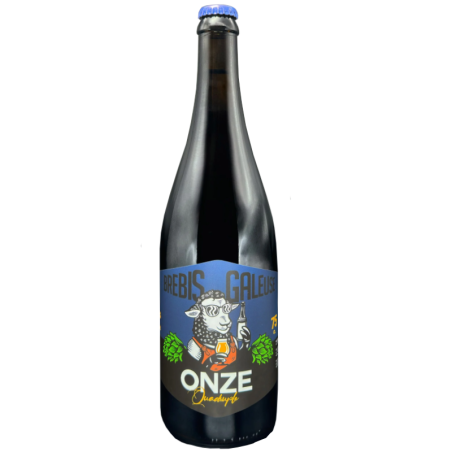 Bouteille de bière Brebis Galeuse Quadruple 75cl - Bière blonde forte artisanale du Nord