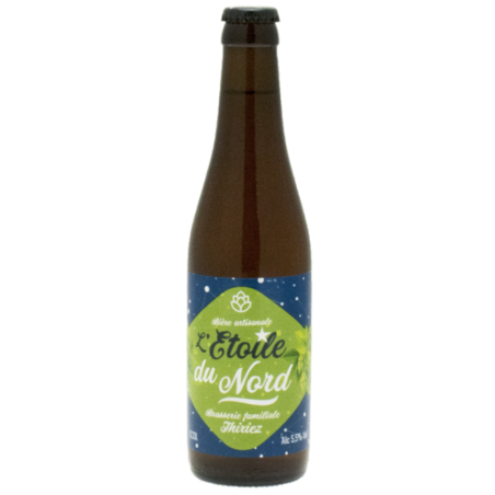 Bouteille de bière Etoile du Nord 33cl - Blonde artisanale du Nord