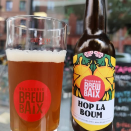 Bière Hop La Boum 33 cl DIPA Amarillo Citra Brasserie Brewbaix