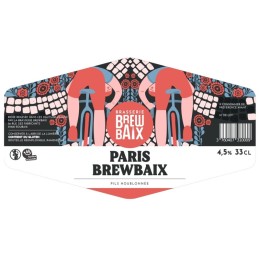 Bouteille de bière Paris-Brewbaix 33 cl - Pilsner artisanale brassée par Brewbaix