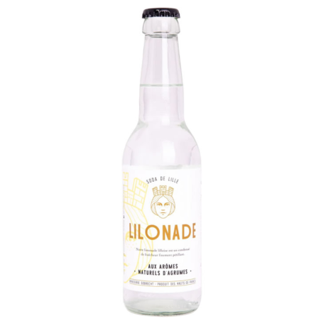 Bouteille de Lilonade, limonade artisanale aux agrumes brassée à Lille
