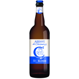 Abbaye de Clairmarais Blonde 75 cl – Bière artisanale du Nord, douce et équilibrée