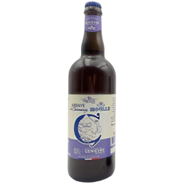 Bouteille de bière Abbaye de Clairmarais Genièvre 75 cl, une bière artisanale brassée avec du genièvre de Houlle