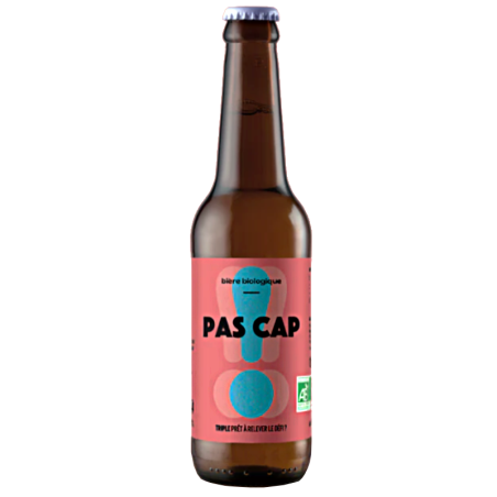 Bouteille de Pap Cap 33 cl – Bière triple artisanale de la Brasserie Tandem
