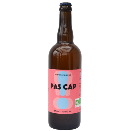 Bouteille de Pap Cap 75 cl – Bière triple artisanale de la Brasserie Tandem