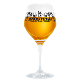 Verre Anosteke 33 cl avec logo, parfait pour savourer la bière du Nord