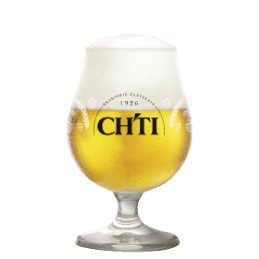 Verre Ch'ti 25/33 cl – Élégant verre tulipe pour bières du Nord