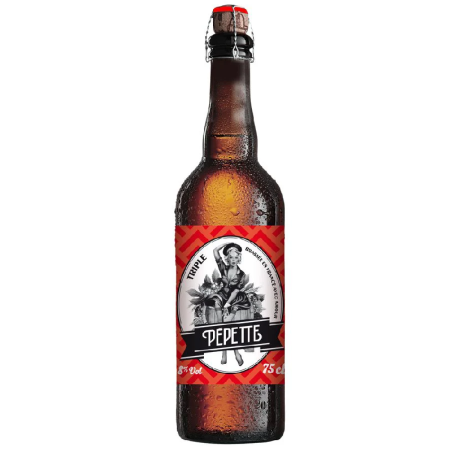 Bouteille de Pépette Triple – Bière artisanale dorée du Nord