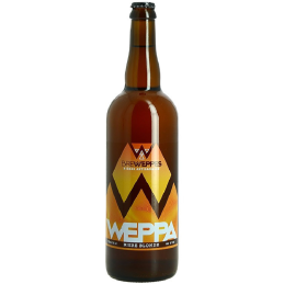 Bouteille de Weppa Blonde, bière artisanale du Nord aux notes aromatiques