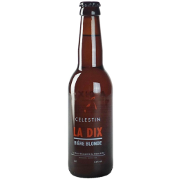 Bière Dix Blonde de la Brasserie Célestin – Pale Ale dorée aux arômes fruités et épicés