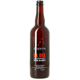 Bière Dix Blonde de la Brasserie Célestin – Pale Ale dorée aux arômes fruités et épicés