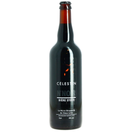 Bière N°Noir Stout Bio - Bouteille de la Brasserie Célestin