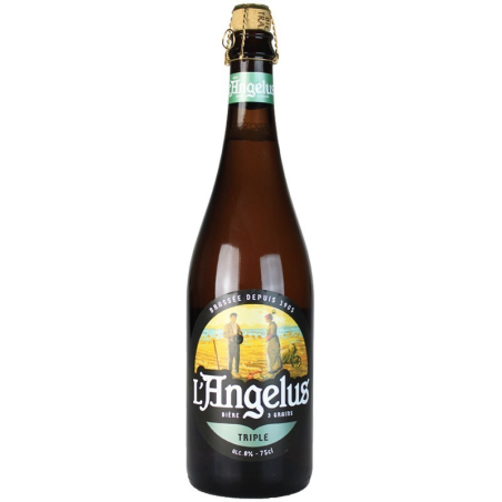 Photo de la bouteille d'Angelus Triple - Bière blonde du Nord