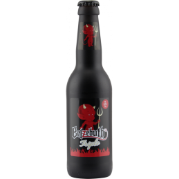 Bouteille de bière Belzebuth Triple, blonde dorée avec notes d’épices et agrumes