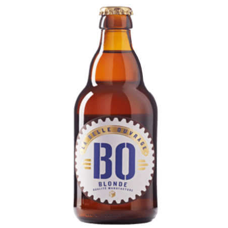 Belle Ouvrage Blonde - Bière dorée et ronde en verre