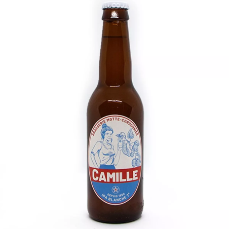 Bouteille de bière Camille IPA 33 cl – IPA blanche légère aux agrumes