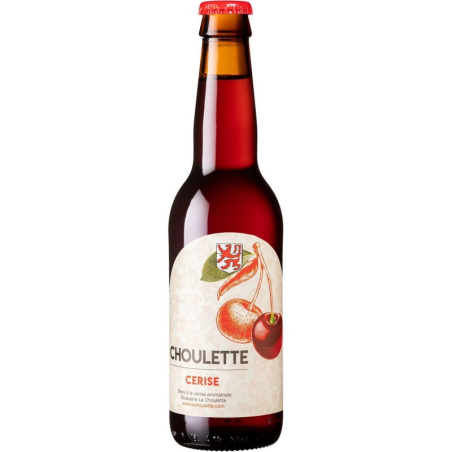Bouteille de bière Choulette Cerise artisanale 5% au jus de cerise