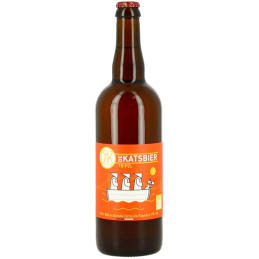 Bouteille de bière De Katsbier Triple 75cl, bière artisanale française médaillée