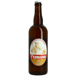Bouteille de bière Fernand blonde saison artisanale Hauts-de-France