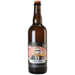 Bouteille de Jean Triple bière artisanale blonde 8% de la Brasserie La BarB