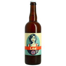 Bouteille de Léa Pale Ale 75 cl brassée par Motte Cordonnier