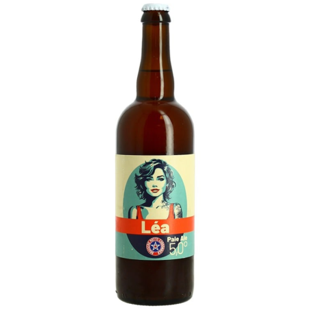Bouteille de Léa Pale Ale 75 cl brassée par Motte Cordonnier