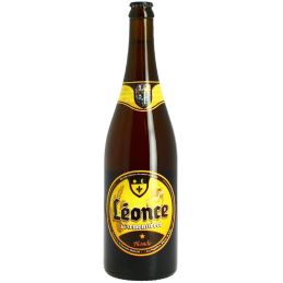 Bouteille de bière blonde Léonce d’Armentières 75cl – Brasserie artisanale Malecot