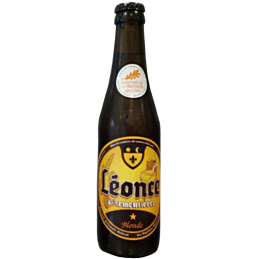 Bouteille de bière blonde Léonce d’Armentières 33 cl – Brasserie artisanale Malecot