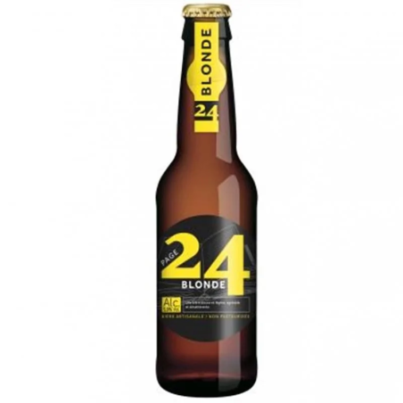 Bière Page 24 Blonde Classique 33 cl - Robe dorée et mousse blanche persistante